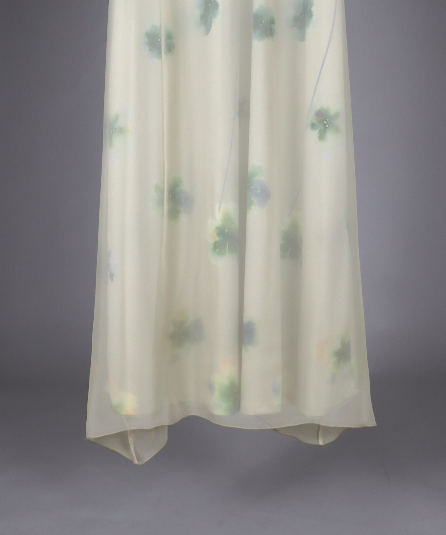 일본제 아트 플라워 프린트 민소매 드레스
