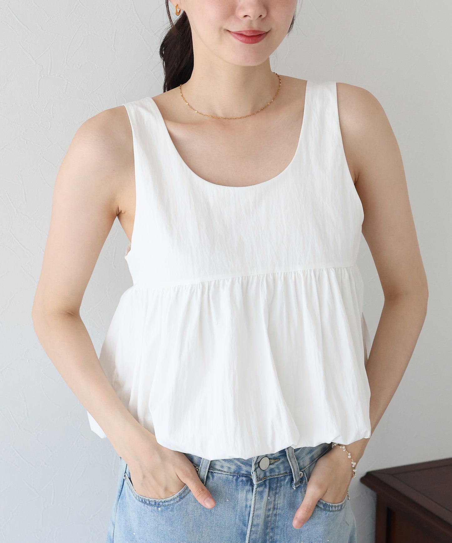 【TIME SALE】2WAYリボンバルーンビスチェ