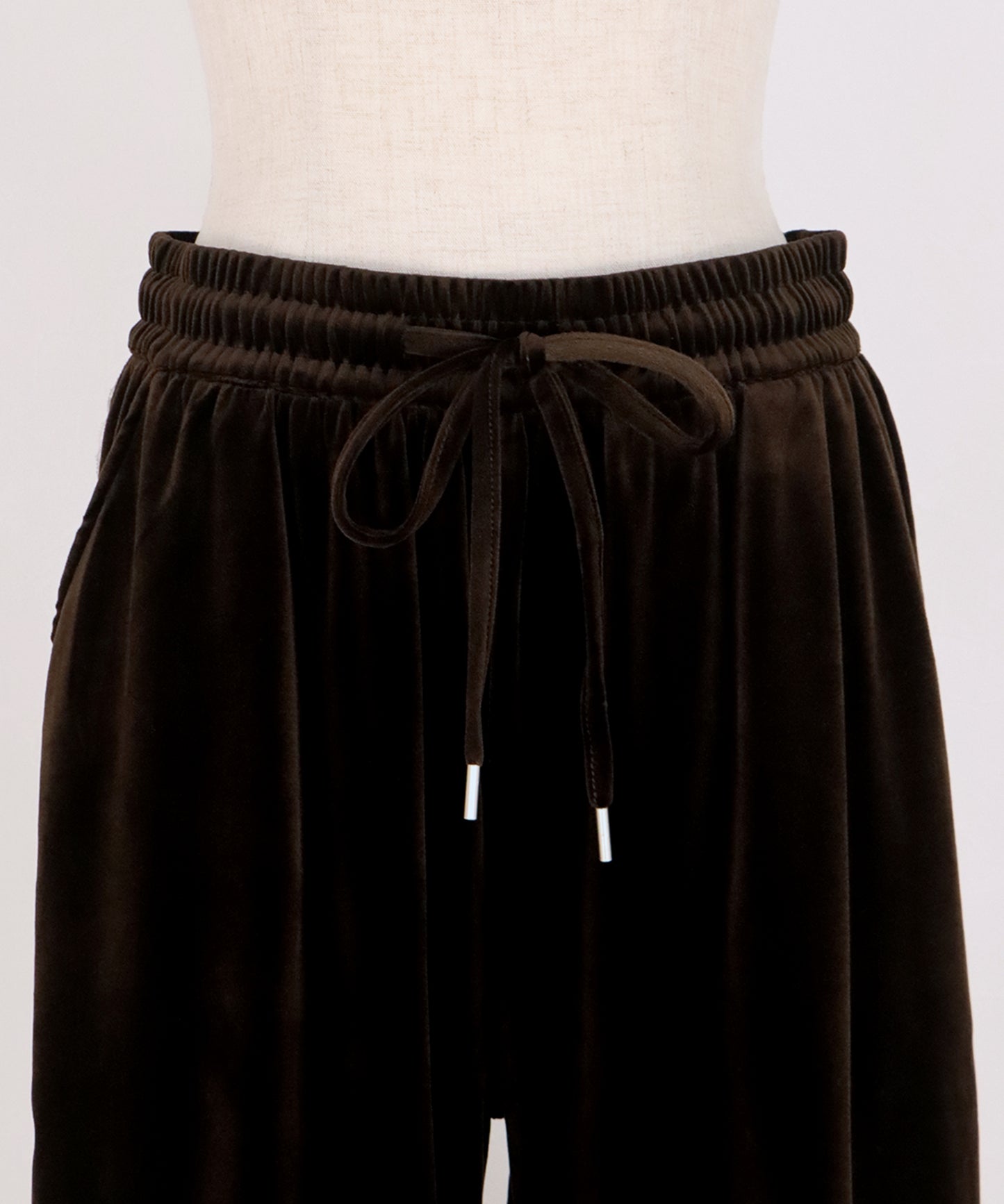 【早割5％OFF】サイドレースベロアパンツ