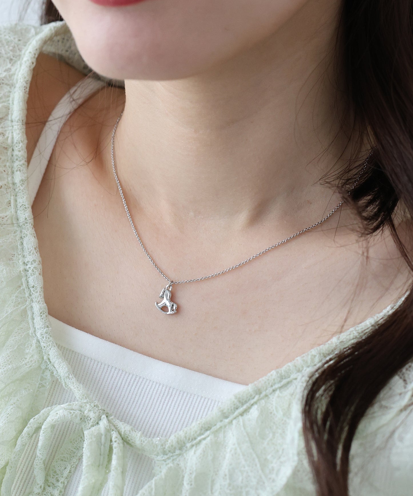 【早割5％OFF】ホースモチーフネックレス / ニッケルフリー【ネコポス】