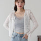 【早割5％OFF】シアーレースカーディガン【ネコポス】