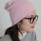 アンゴラニットビーニー 帽子【ネコポス】