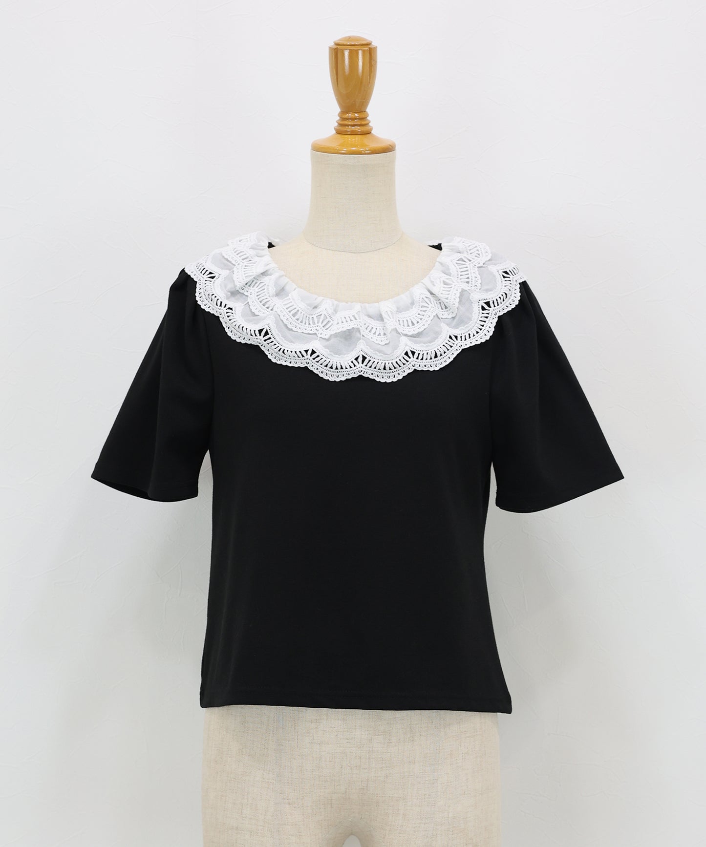 【早割5％OFF】エンブロイダリーレースカットソー【ネコポス】