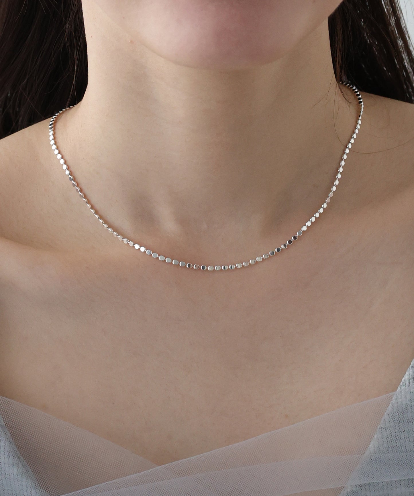 【早割5％OFF】プレートチェーンネックレス / ニッケルフリー【ネコポス】