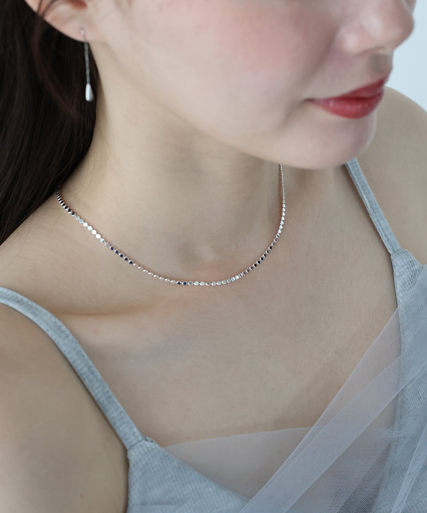 【早割5％OFF】プレートチェーンネックレス / ニッケルフリー【ネコポス】