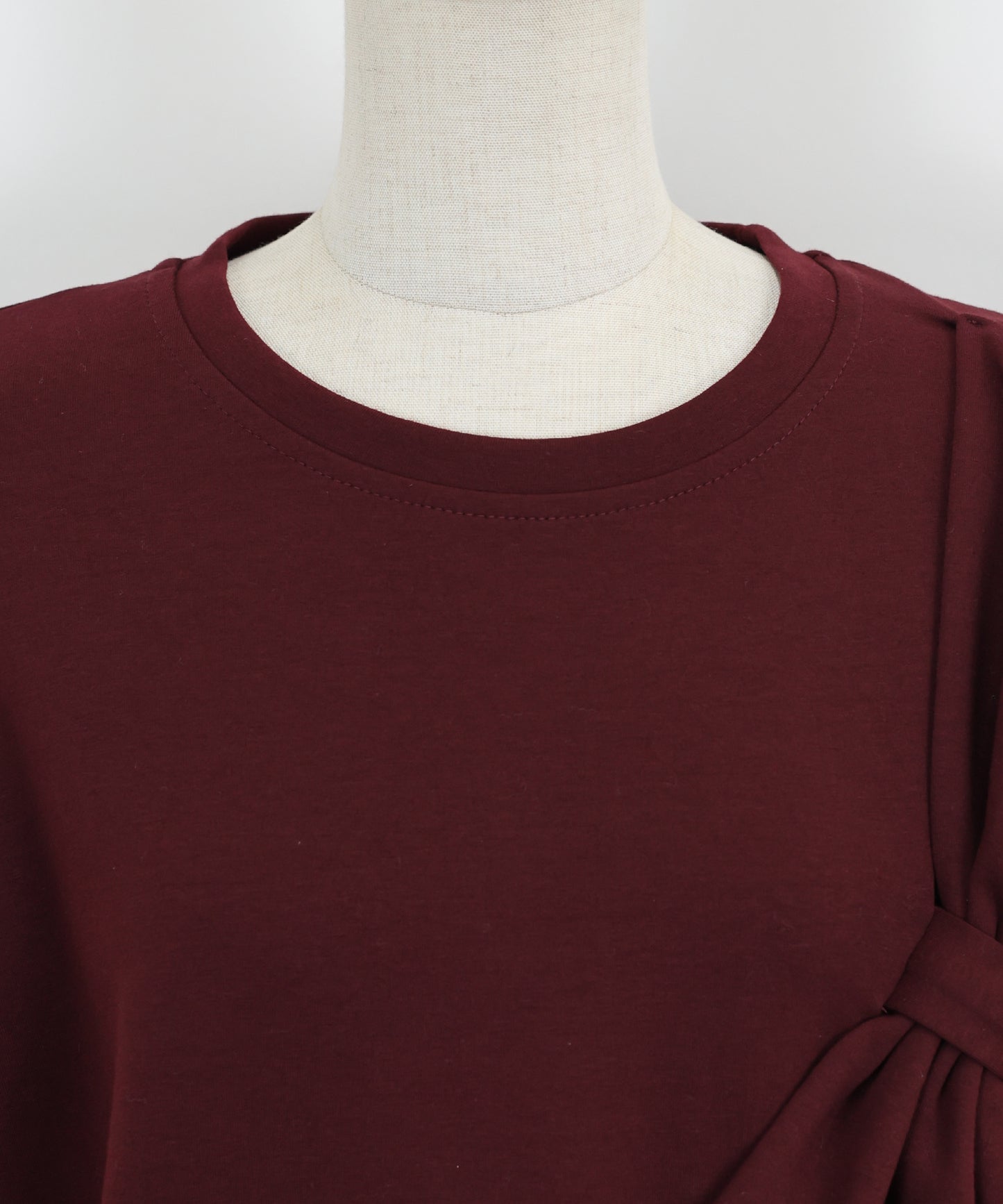 リボンスウェットトップス