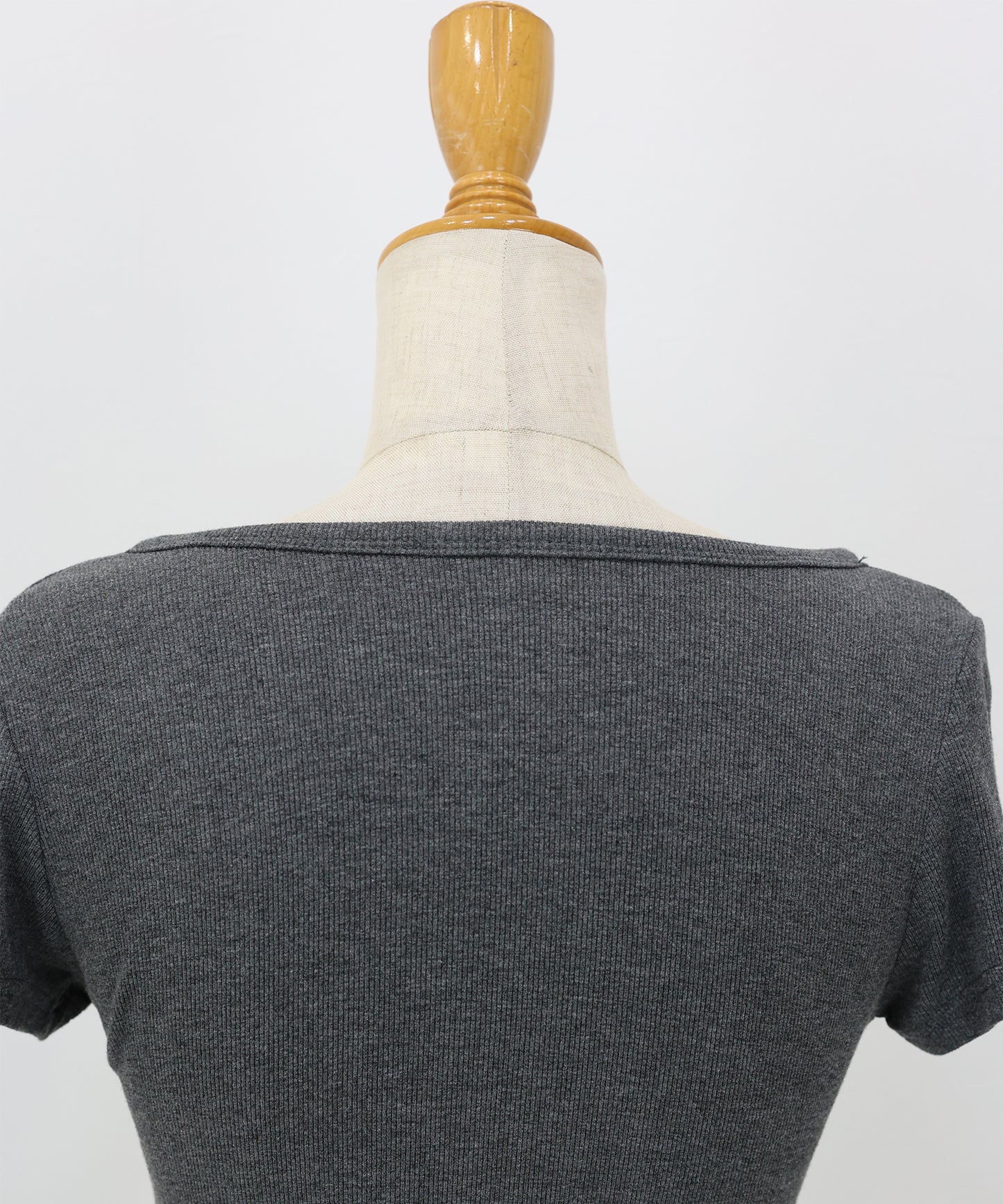 【早割5％OFF】ギャザーリボンレイヤードTシャツ【メール便】