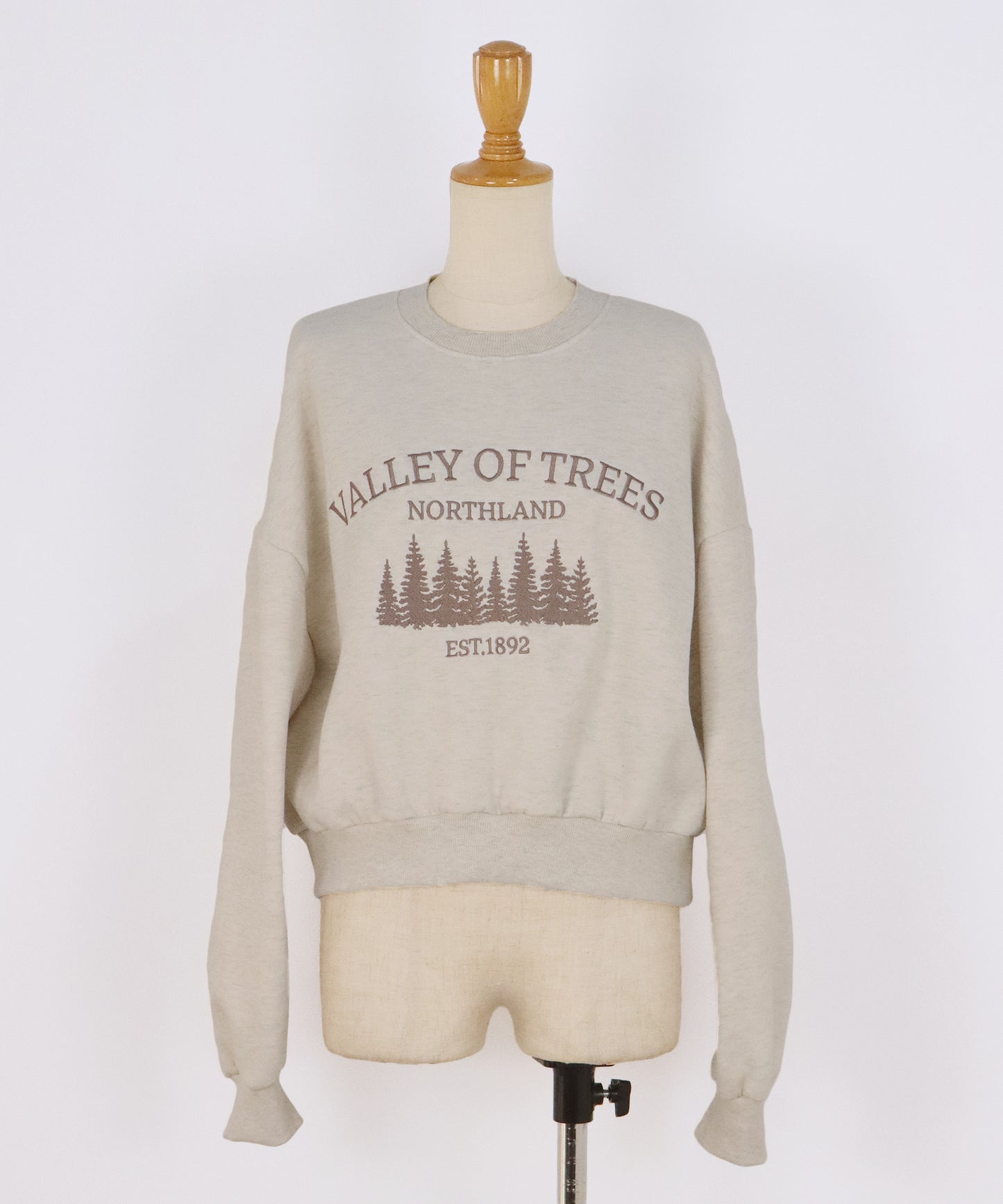 【早割5％OFF】裏起毛フォレスト刺繍スウェット