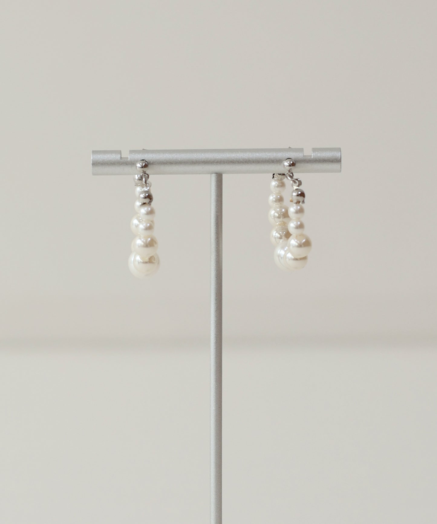 【早割5％OFF】パールフープピアス / ニッケルフリー【ネコポス】