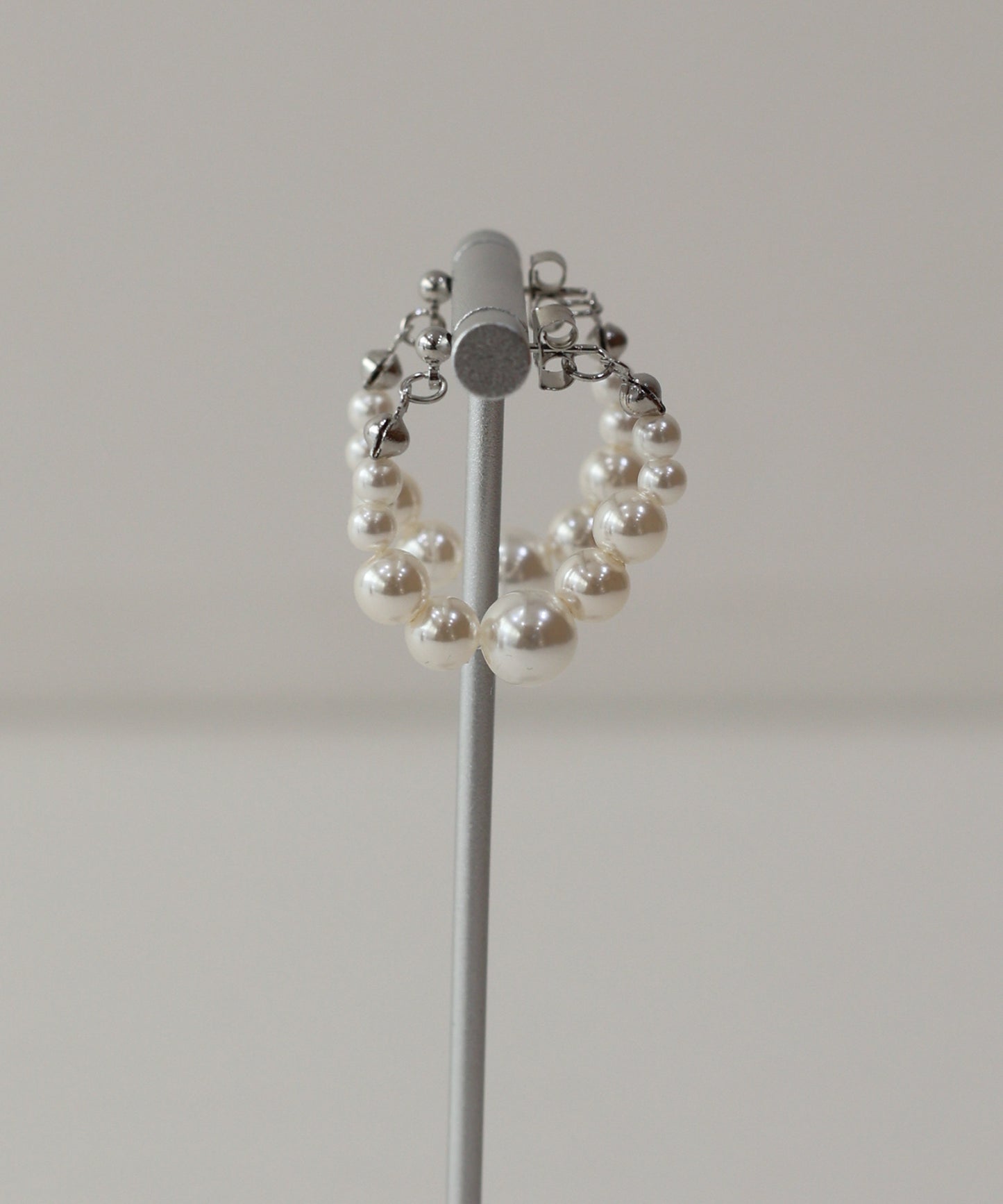 【早割5％OFF】パールフープピアス / ニッケルフリー【ネコポス】