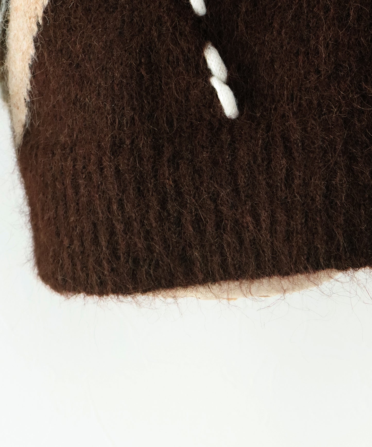 アーガイル柄ルーズニット