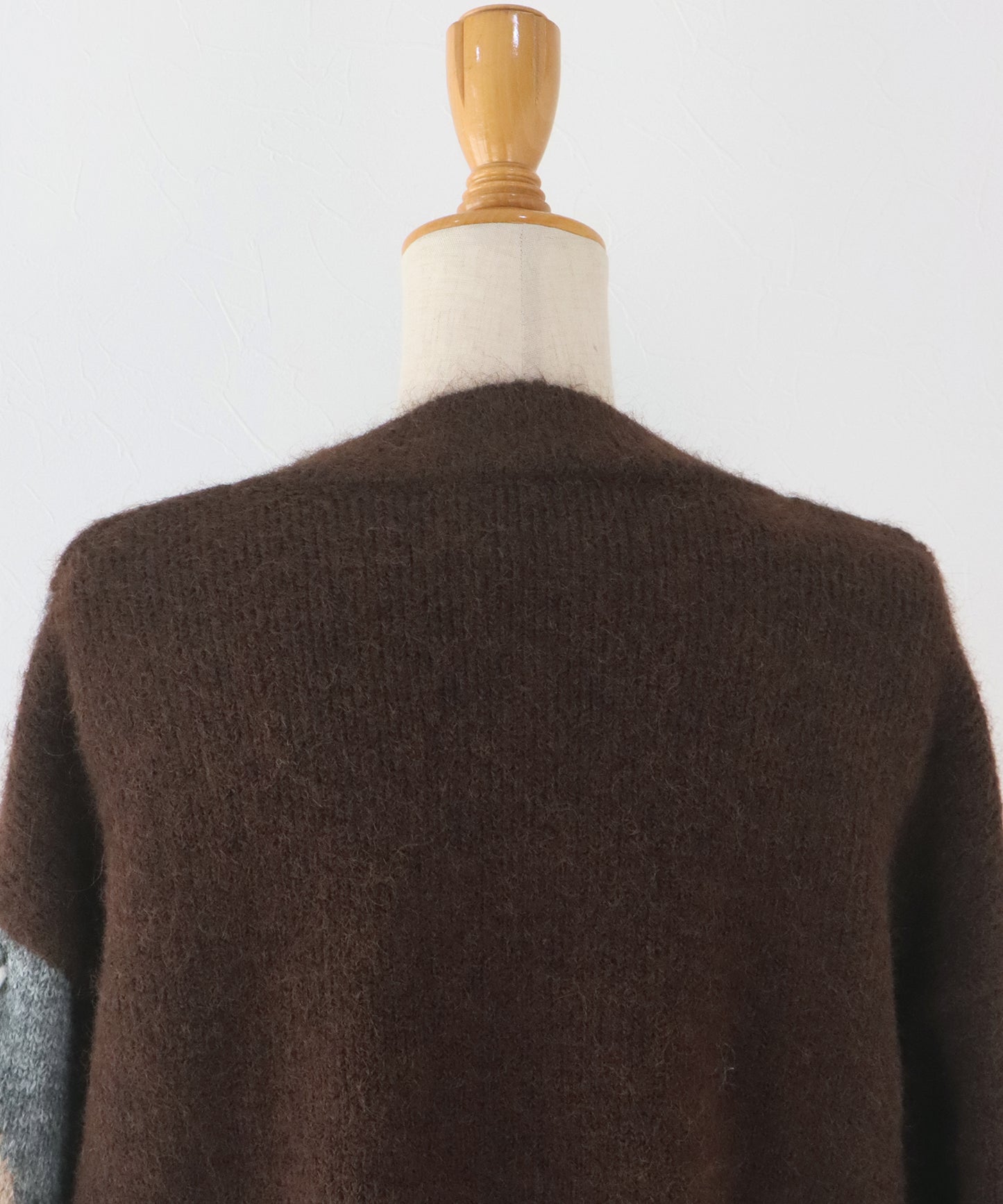 アーガイル柄ルーズニット