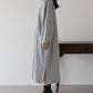 ハーフジップスウェットワンピース