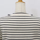 【SALE】レースリボンボーダーニット