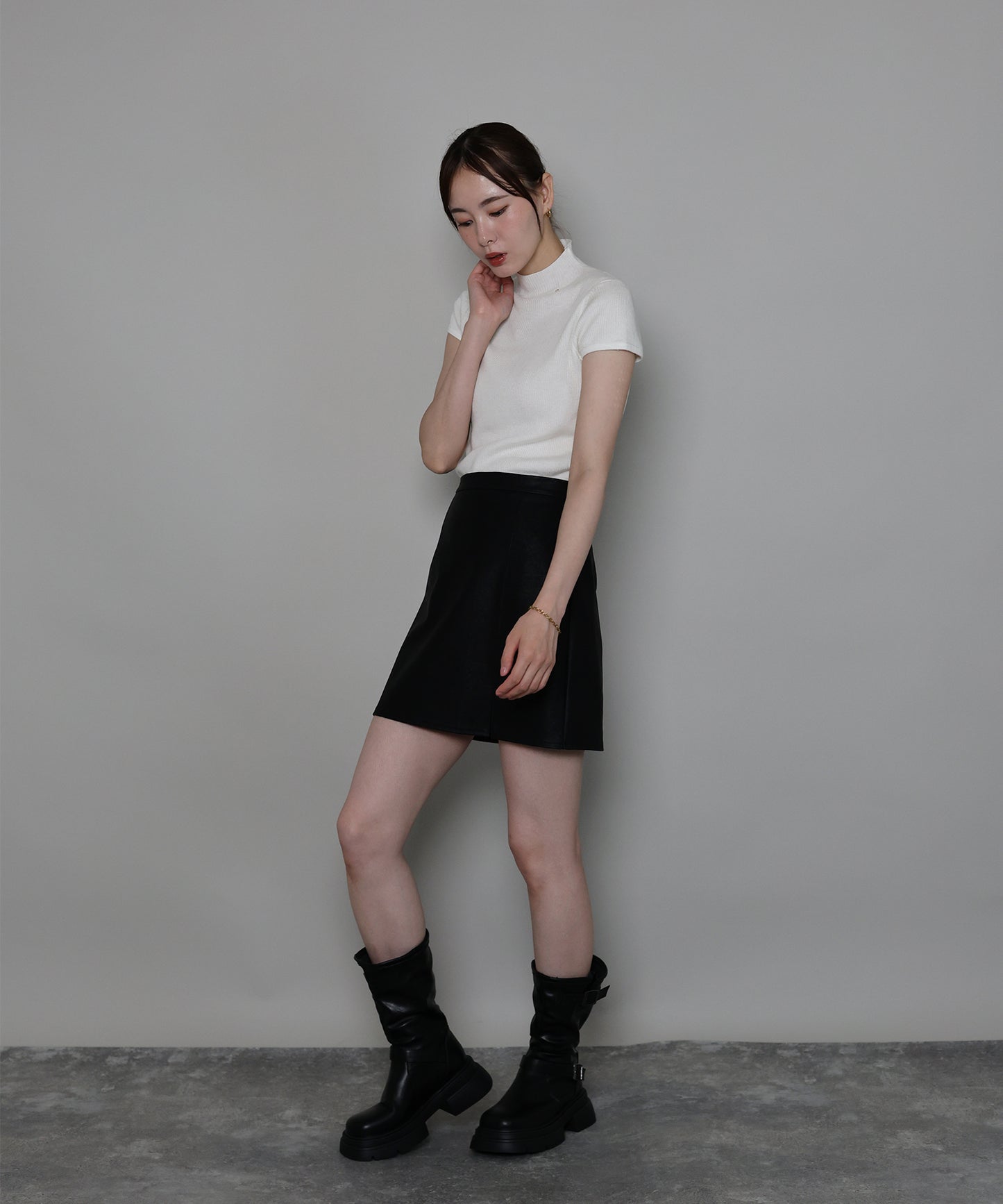 【早割5％OFF】ウール混フレンチスリーブニット【ネコポス】[ J by blue ]