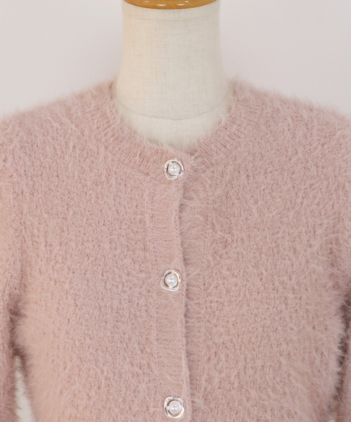 【早割5％OFF】シャギーペプラムカーディガン