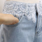 【早割5％OFF】ウエストレースデニムパンツ