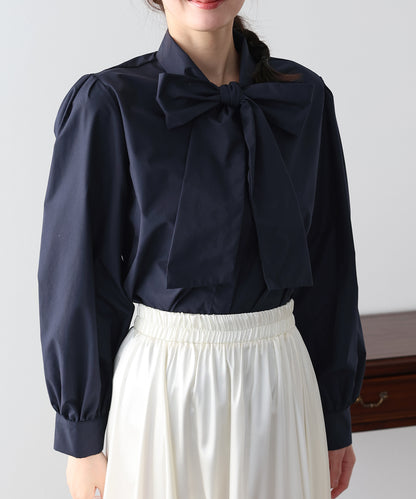 ビッグリボンボウタイブラウス【ネコポス】
