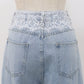 【早割5％OFF】ウエストレースデニムパンツ