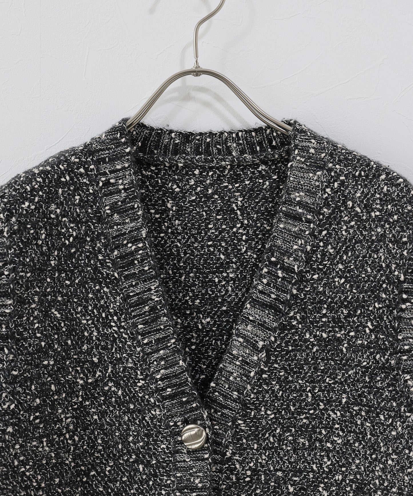 【早割5％OFF】ニュアンスボタンメランジニットベスト[ J by blue ]