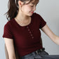 【TIME SALE】ヘンリーネック半袖Tシャツ【ネコポス】
