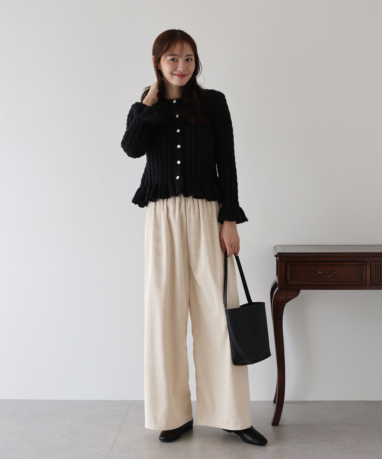 コーデュロイイージーパンツ