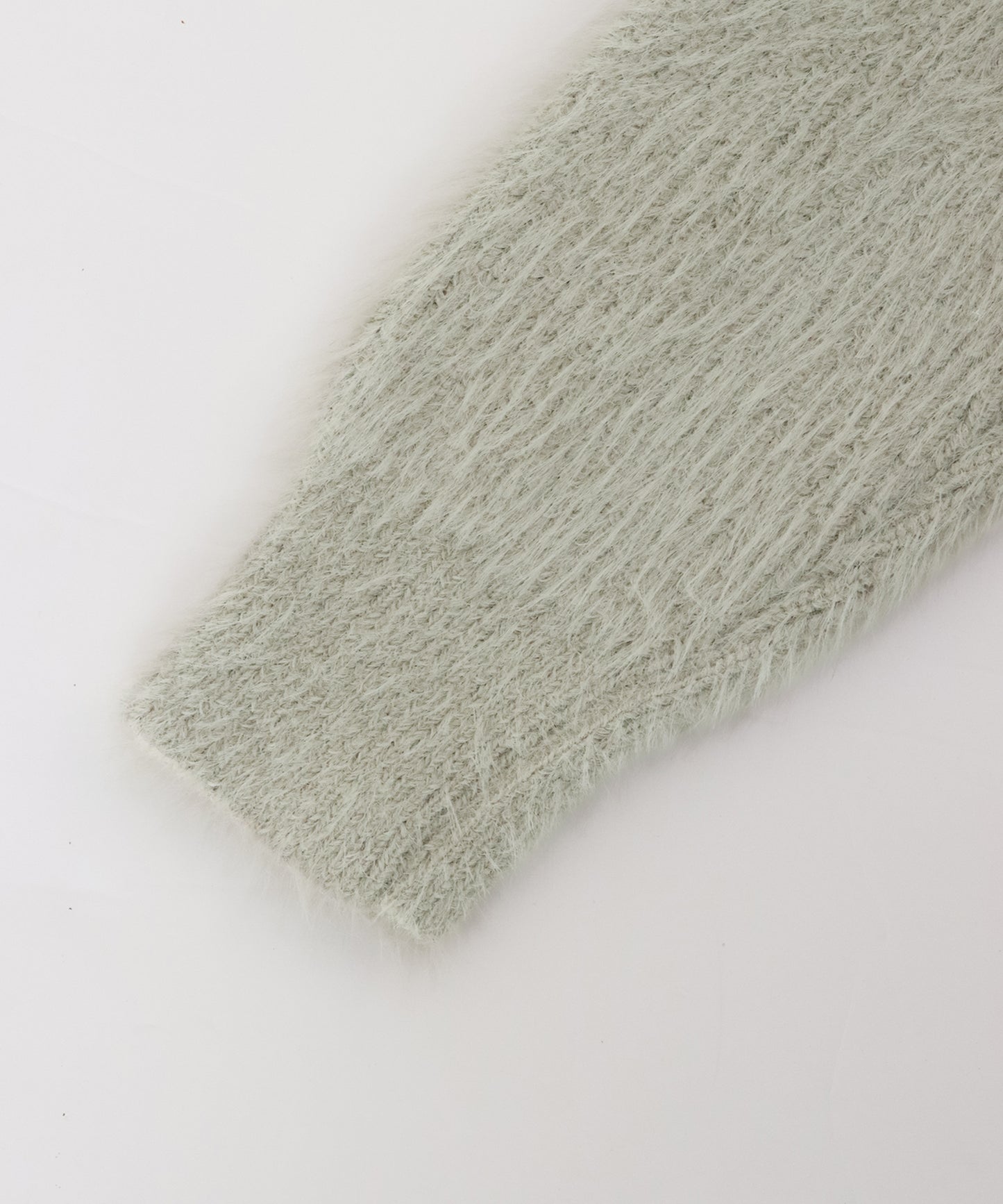 【早割5％OFF】シャギーポロ襟カーディガン