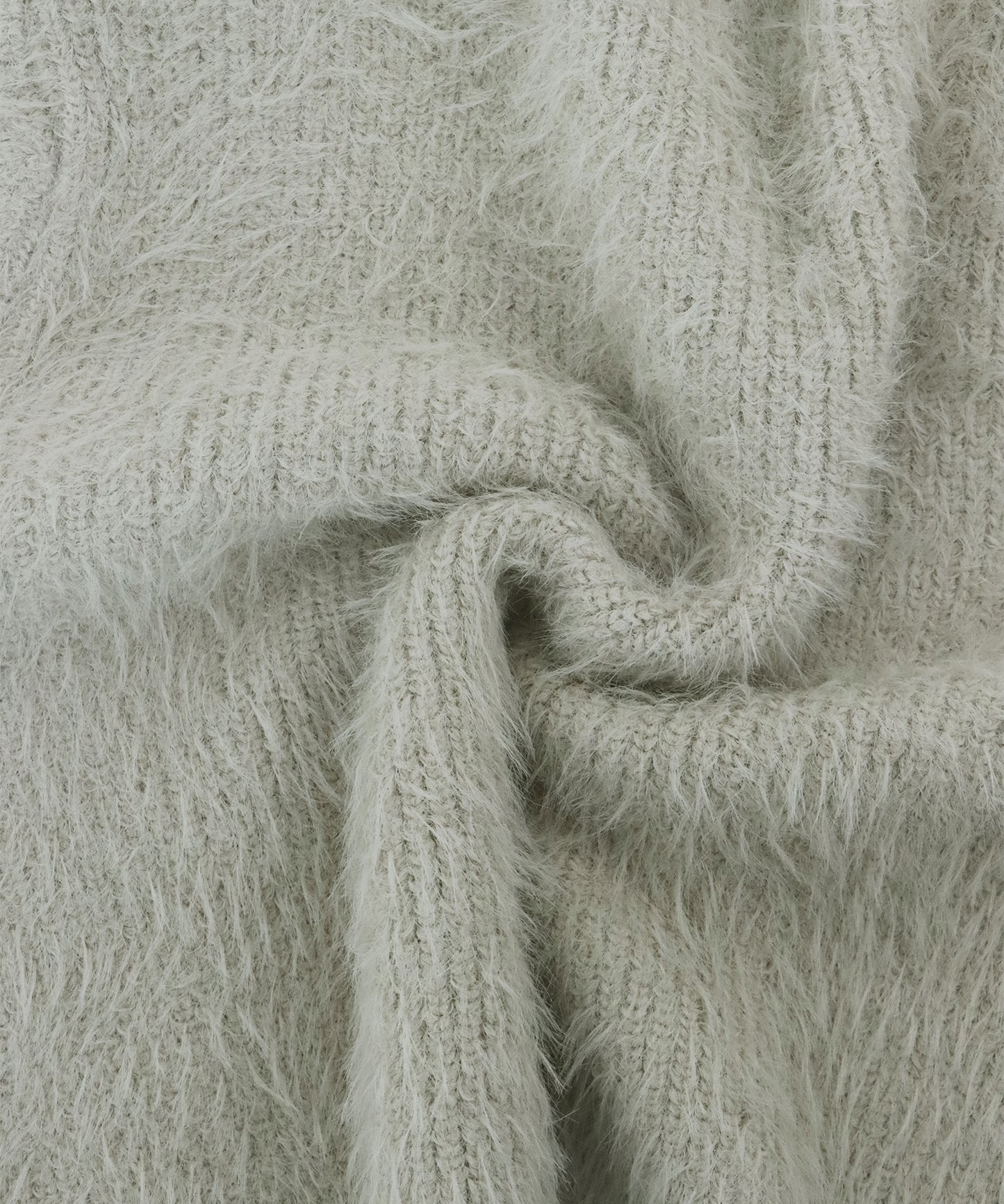 【早割5％OFF】シャギーポロ襟カーディガン