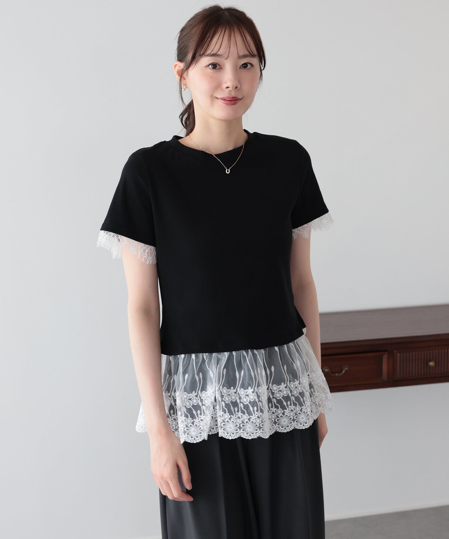 レースドッキングＴシャツ【メール便】