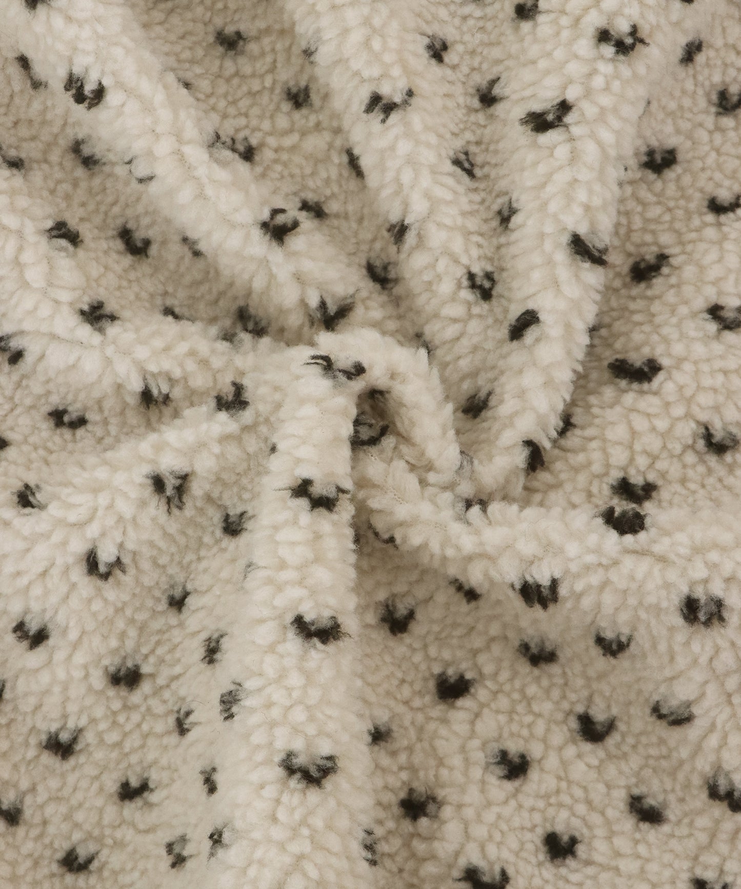 【早割5％OFF】ハート柄ボアハーフボタンプルオーバー