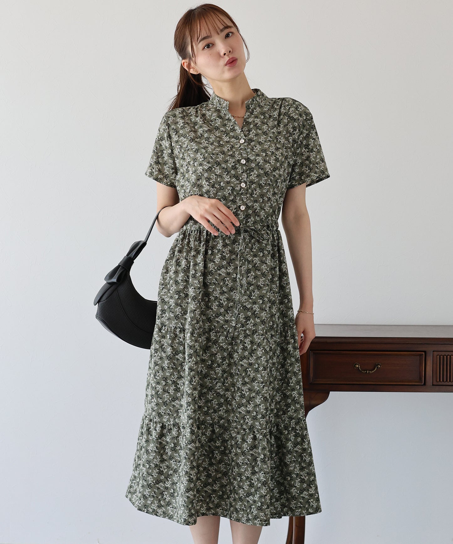 【TIME SALE】【接触冷感】無地＆アソート花柄ワンピース