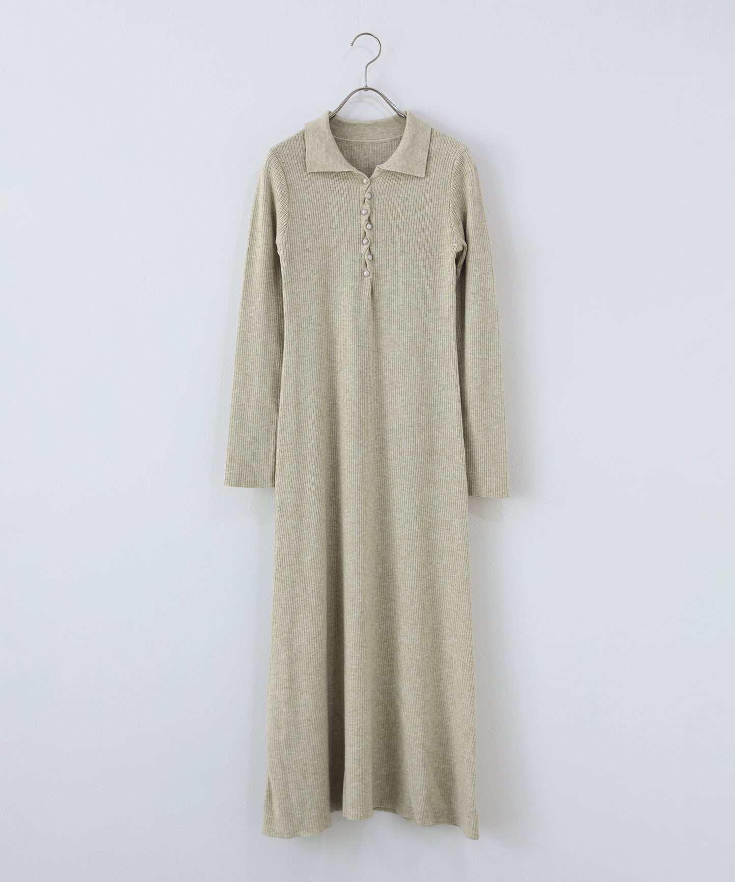 ポロリブニットワンピース[ J by blue ]