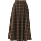 丈が選べるチェックロングスカート