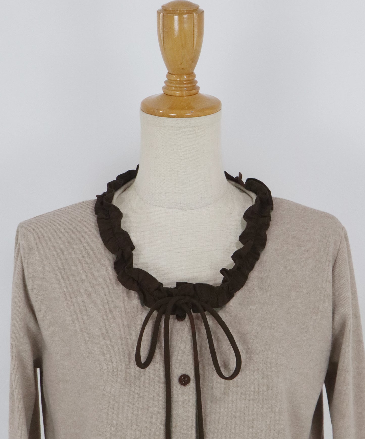 【早割5％OFF】フリルドッキングニット