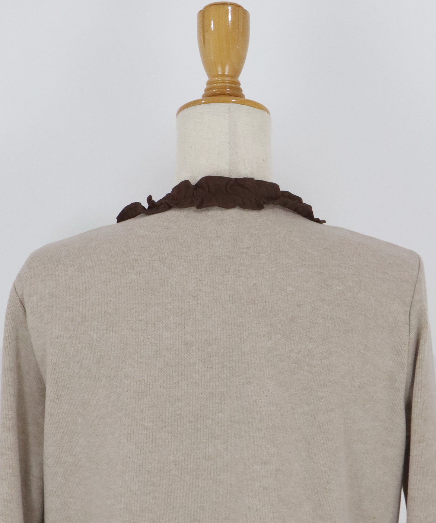 【早割5％OFF】フリルドッキングニット