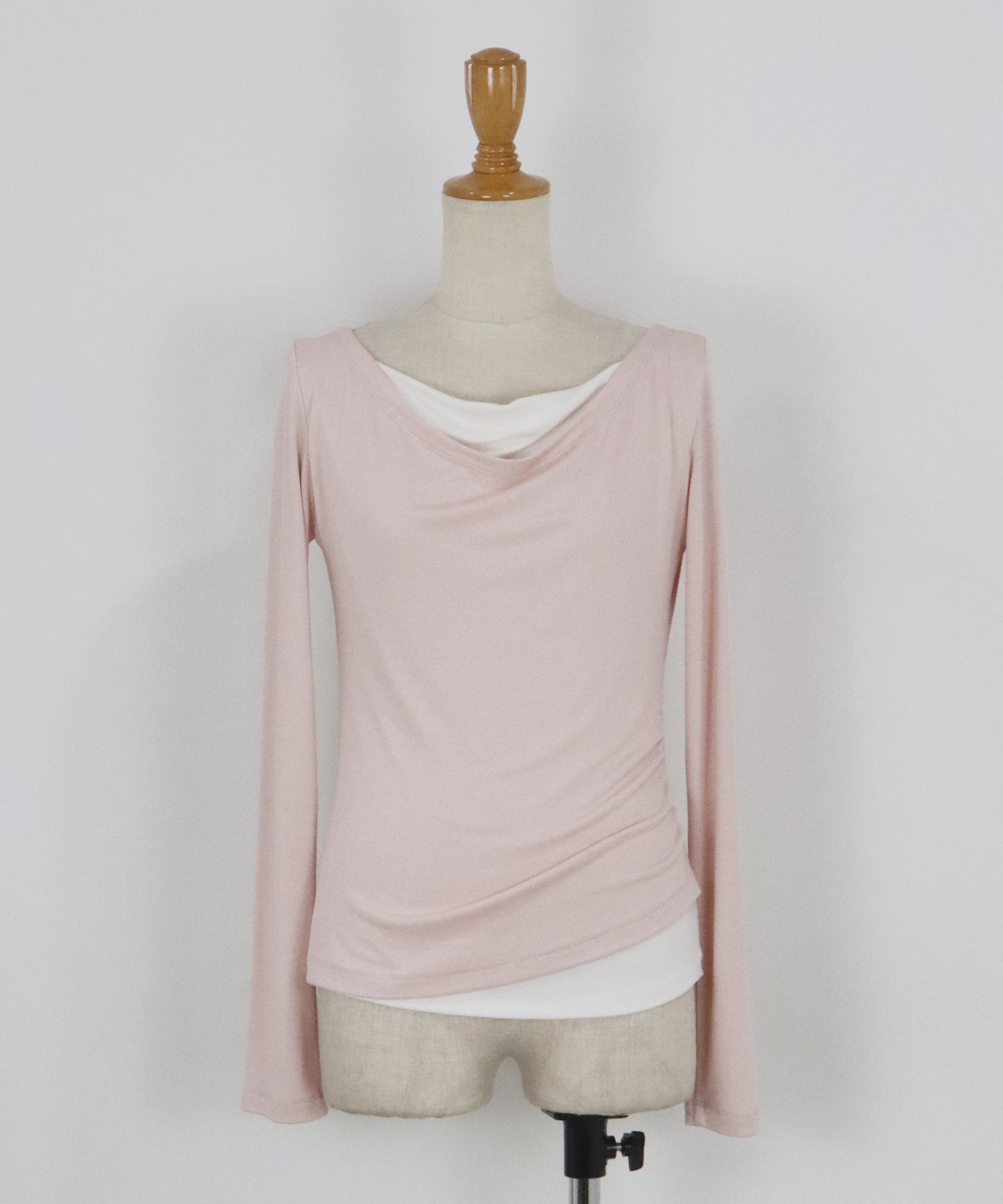 【早割5％OFF】ドレープレイヤードトップス【ネコポス】