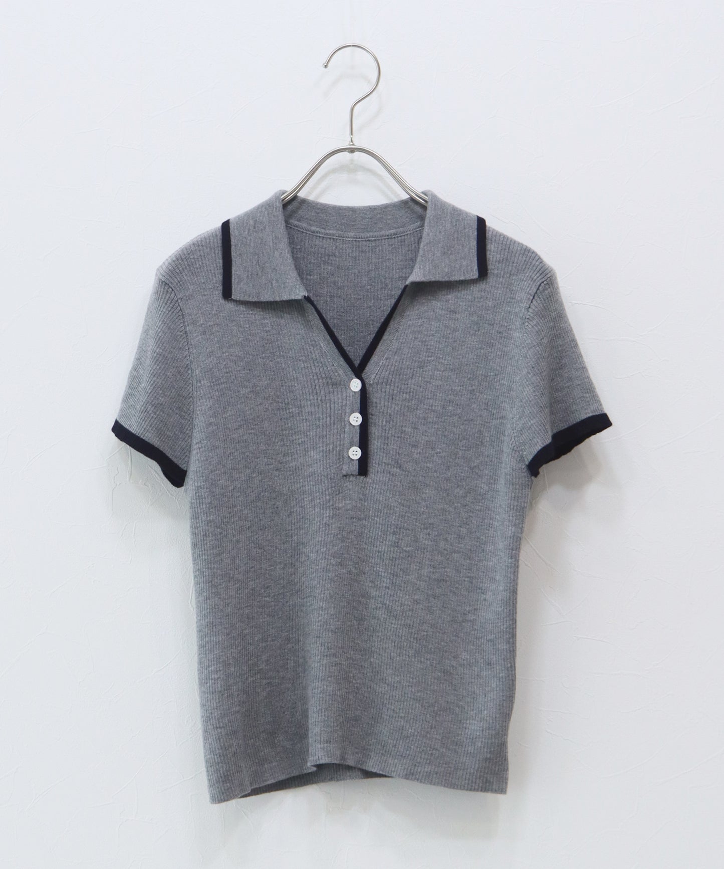 【早割5％OFF】バイカラースキッパーニット