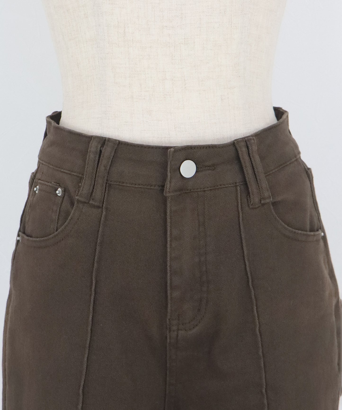 センタープレスフレアデニム