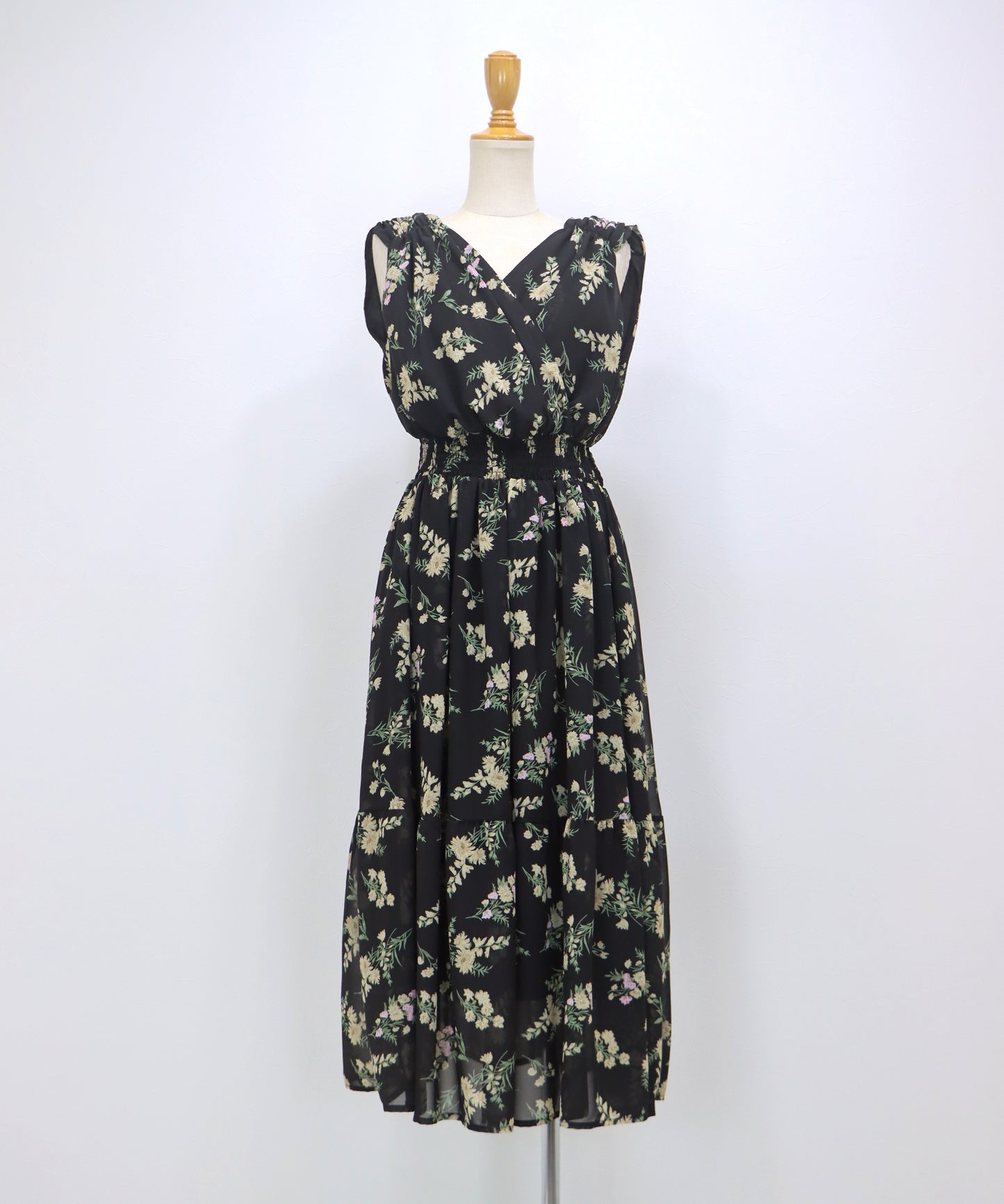 【早割5％OFF】フラワーカシュクールワンピース