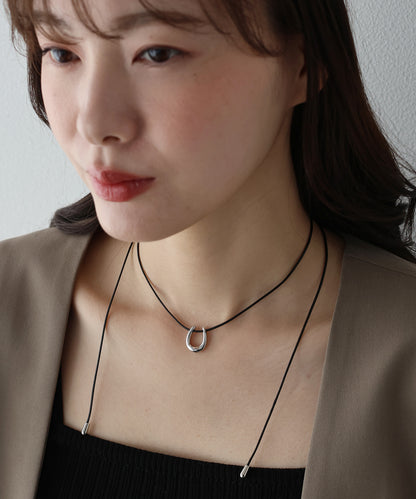 【早割5％OFF】ホースシューコードネックレス【ネコポス】