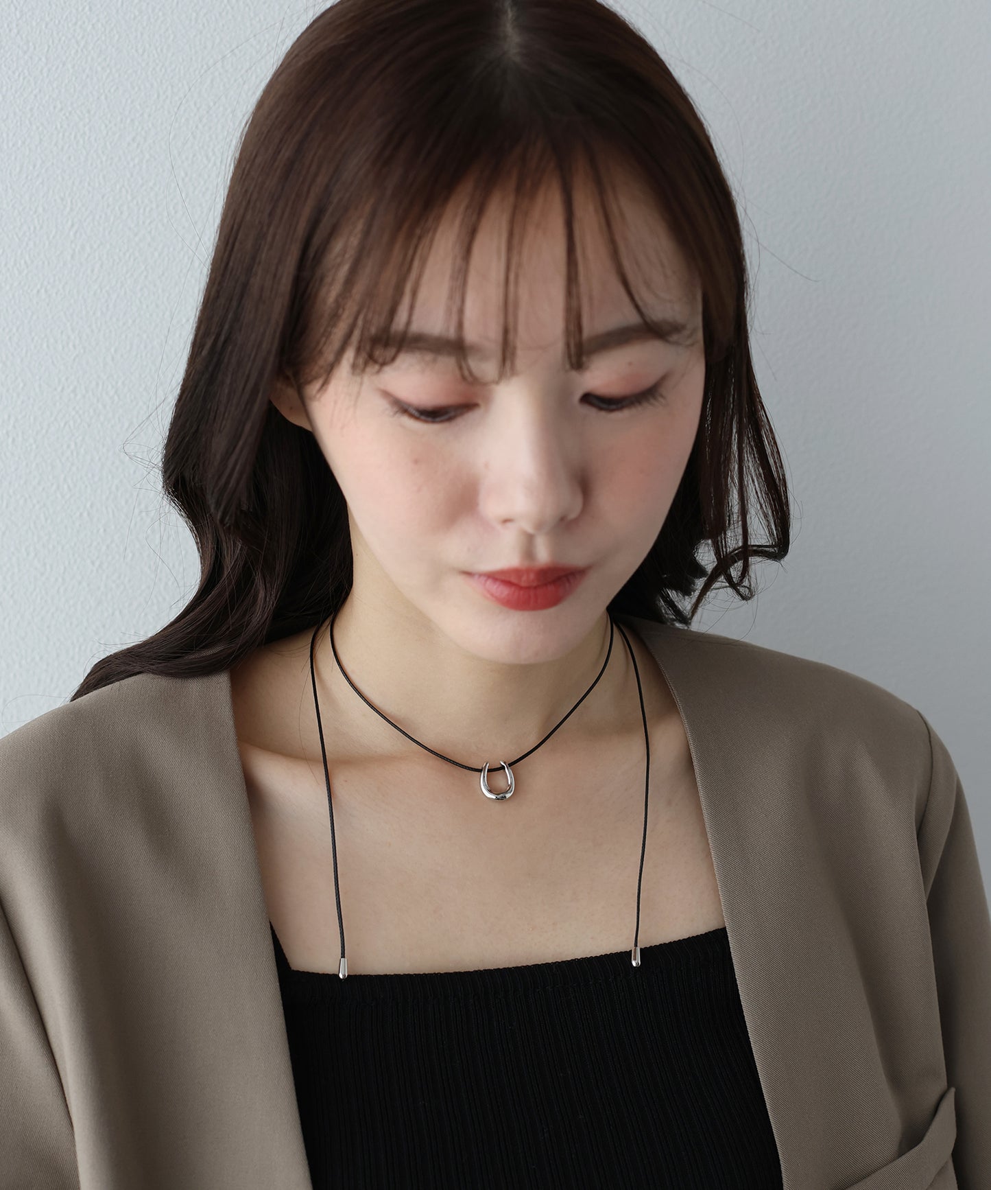 【早割5％OFF】ホースシューコードネックレス【ネコポス】