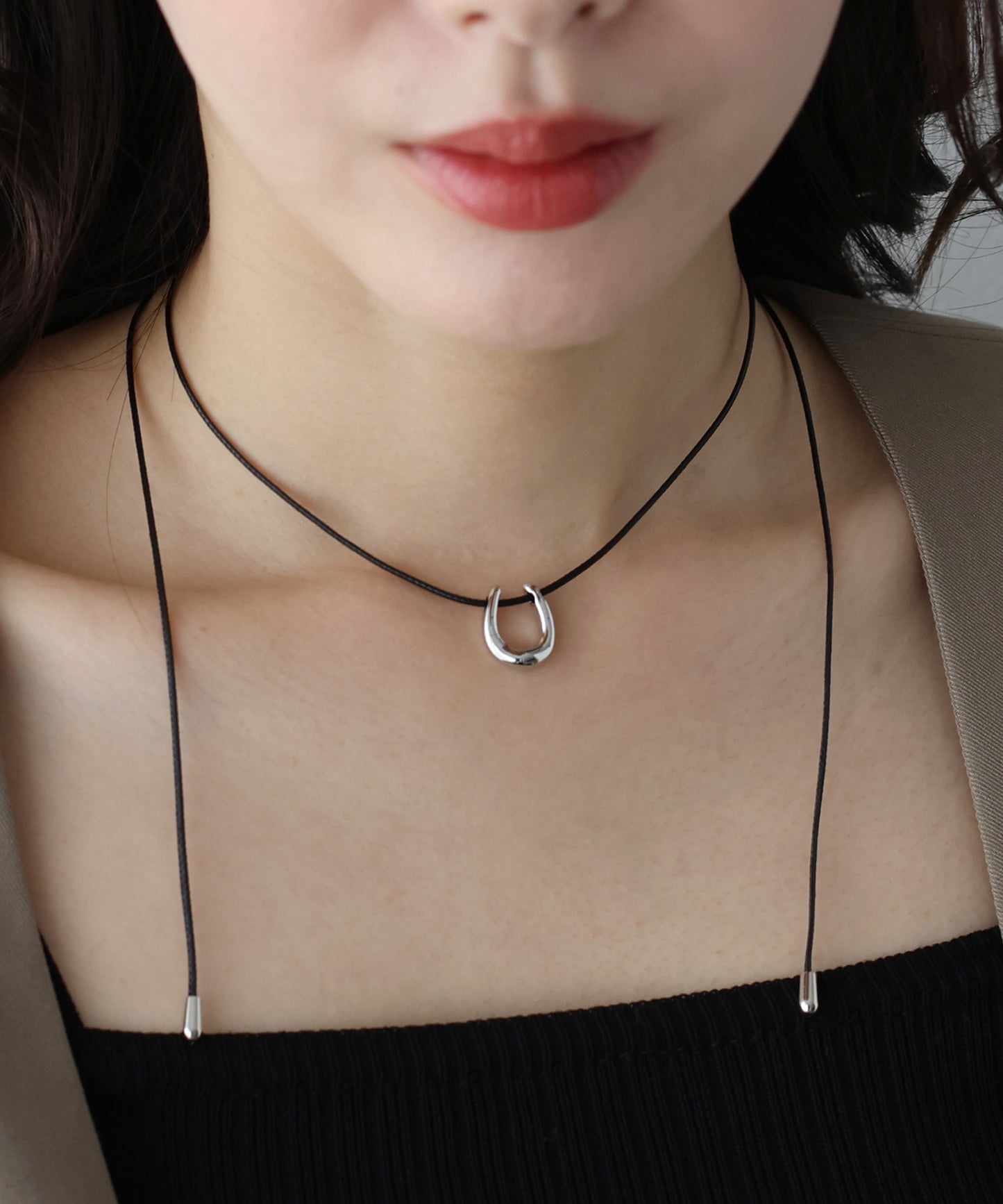 【早割5％OFF】ホースシューコードネックレス【ネコポス】