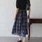 【TIME SALE】チェックドッキングワンピース