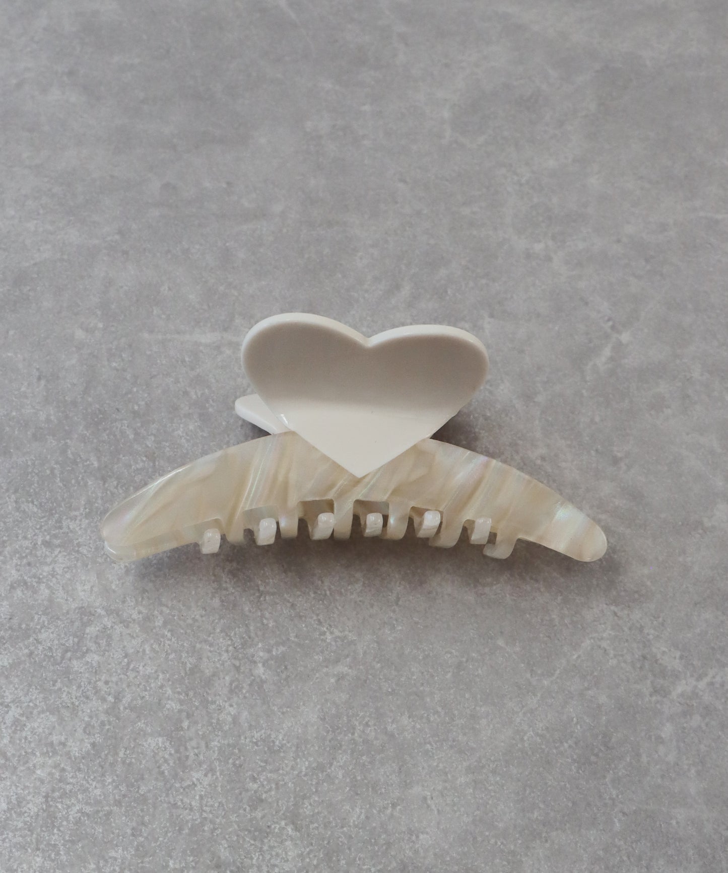 マーブルハートバンスクリップ