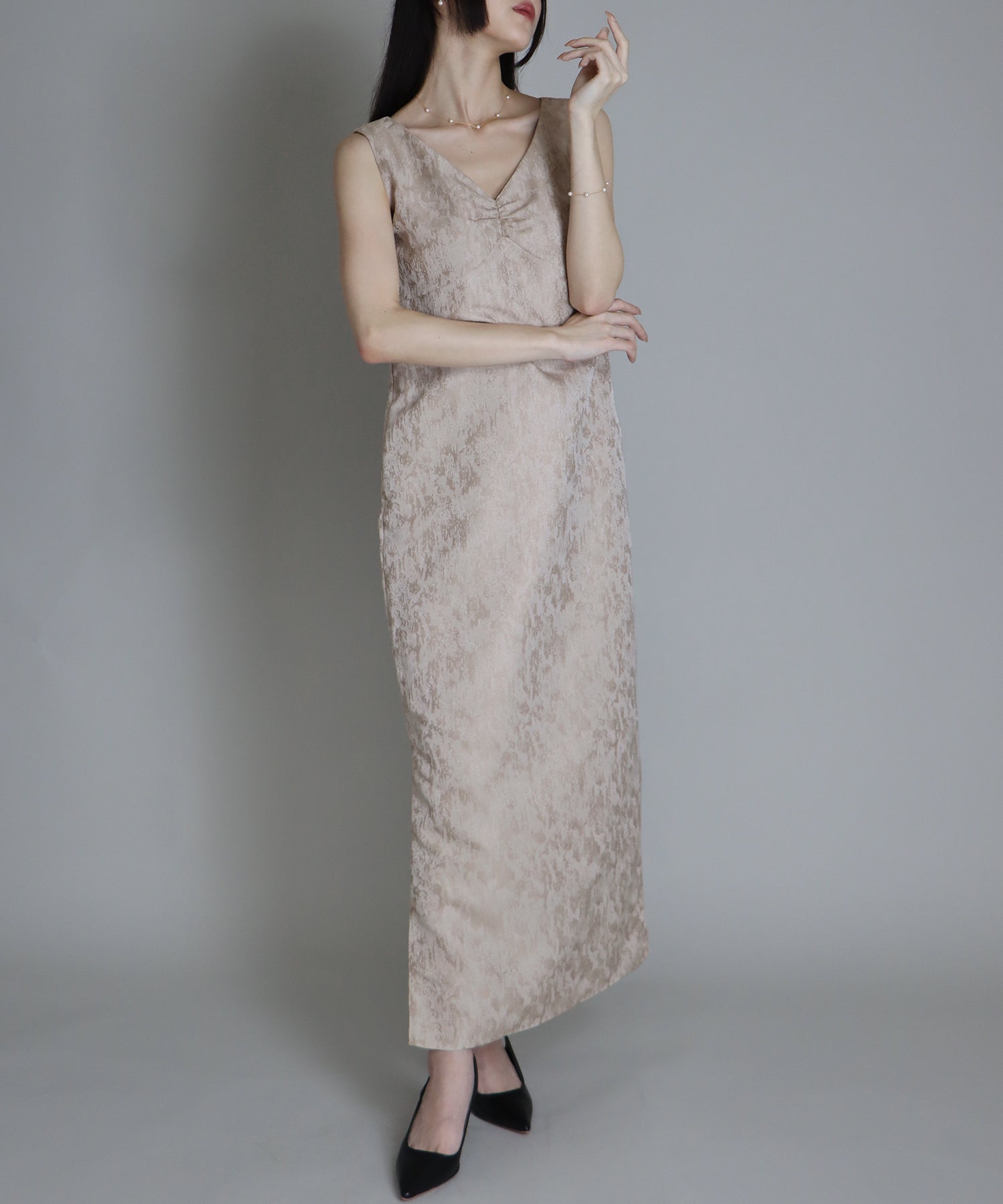 日本製 ジャガードワンピース＋オーガンジーボレロセット – BLUE ONLINE 