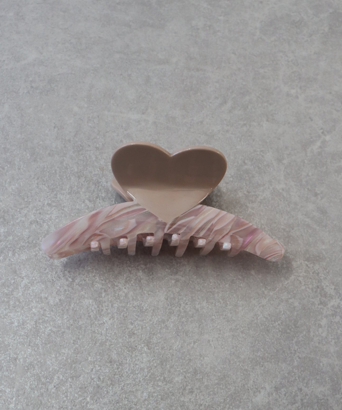 マーブルハートバンスクリップ