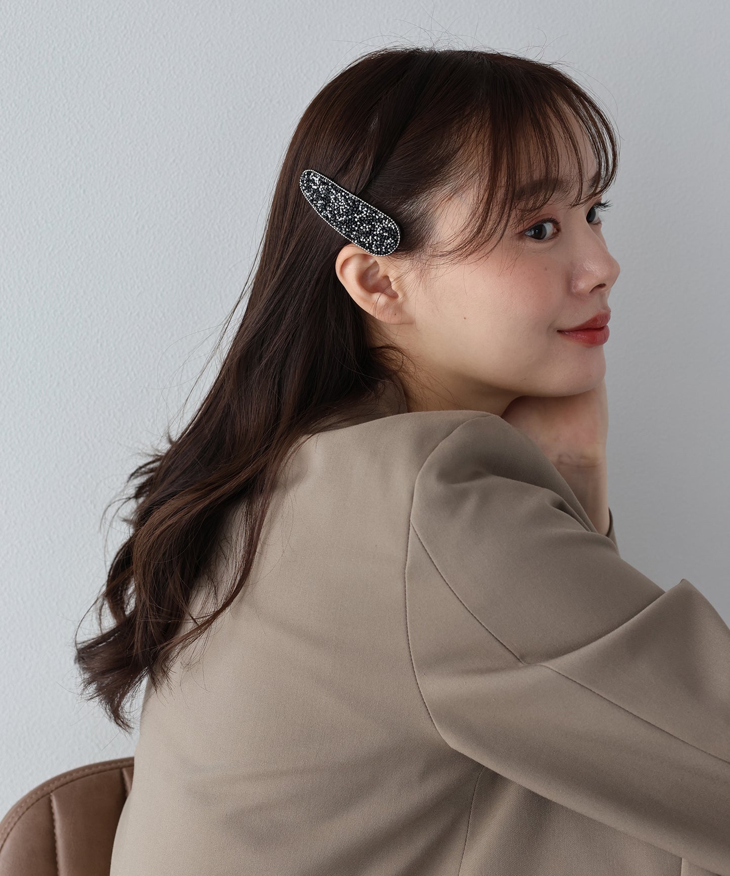 【早割5％OFF】グリッターラメヘアピン【ネコポス】