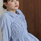 ペプラムシャーリングシャツ