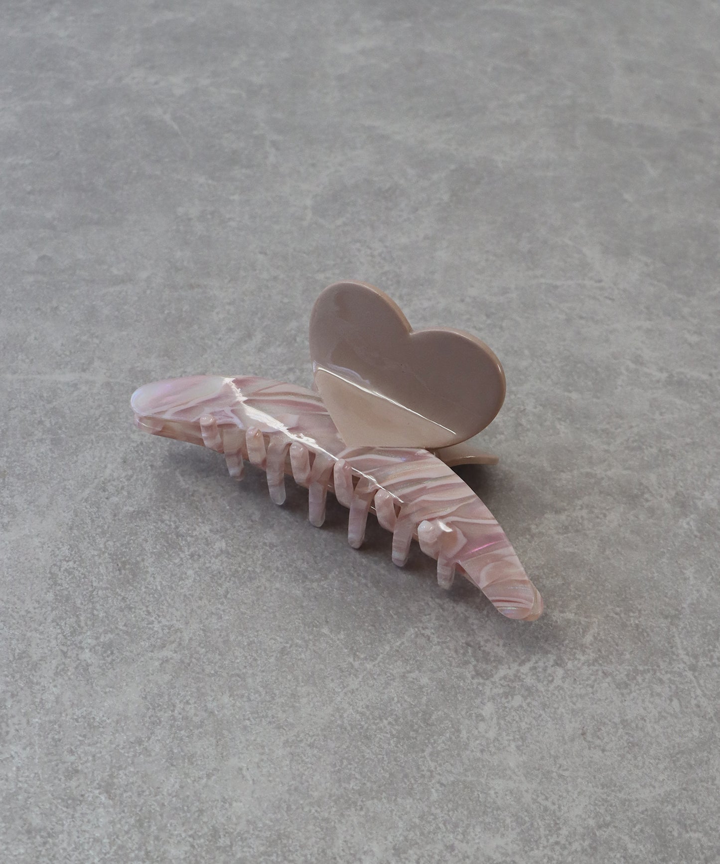 マーブルハートバンスクリップ