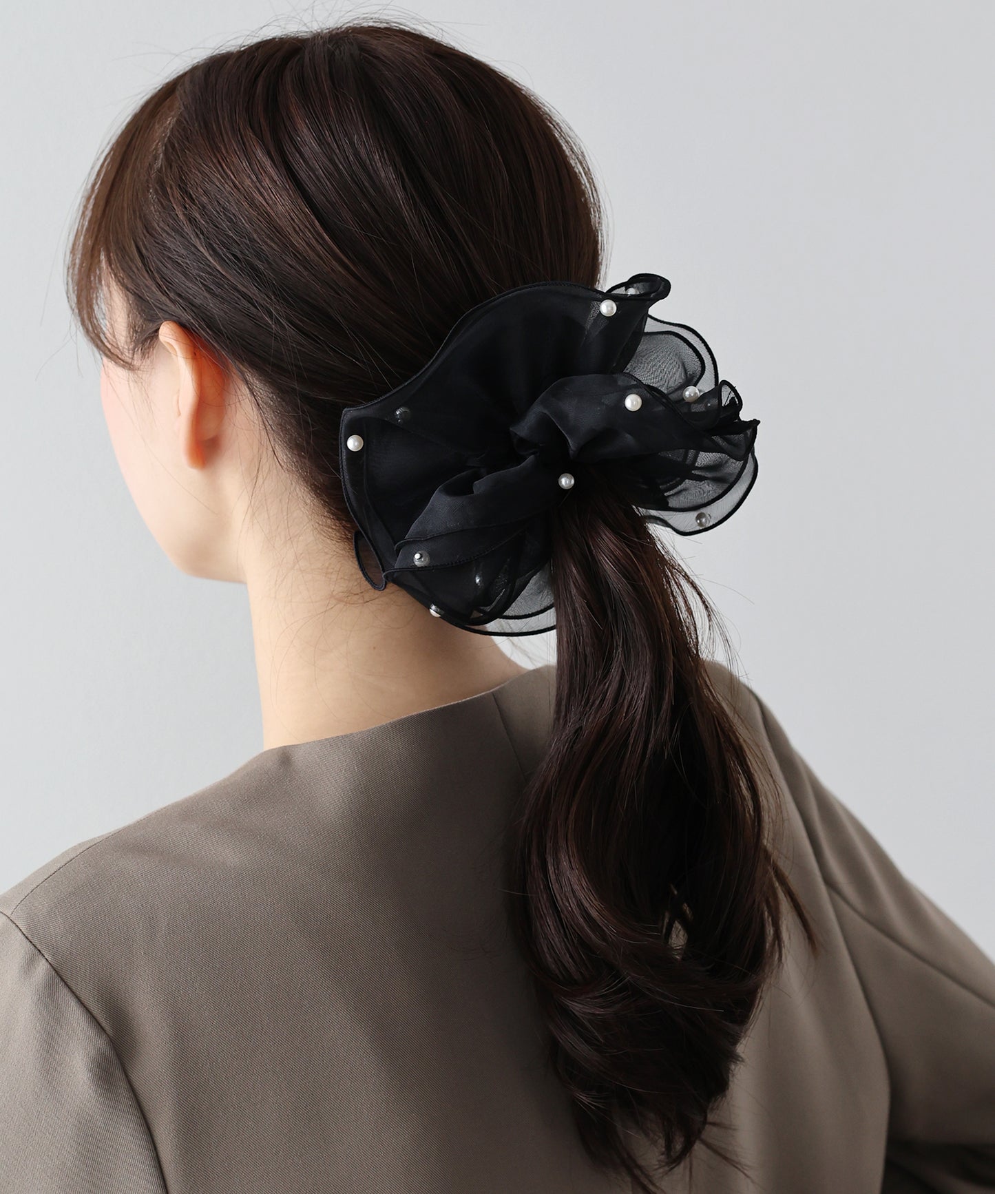 オーガンジーパールシュシュ【ネコポス】